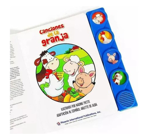 Libro Tridimensional Sonoro Canciones De La Granja 1