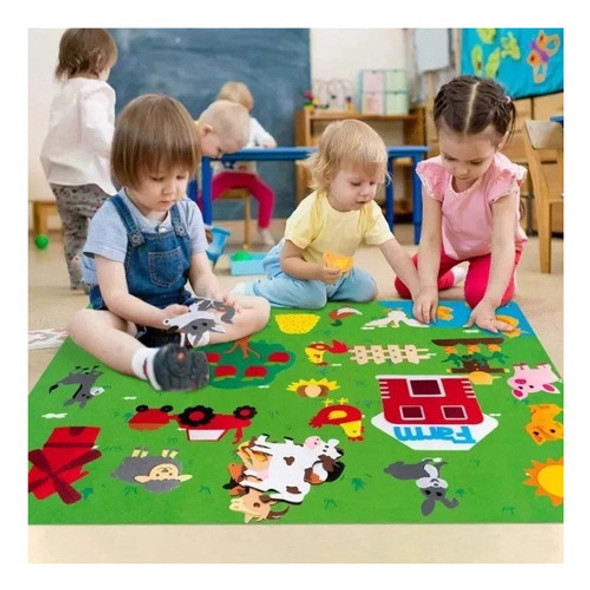 Mural Criativo Montessori Criatividade E Imaginação Fazenda 1