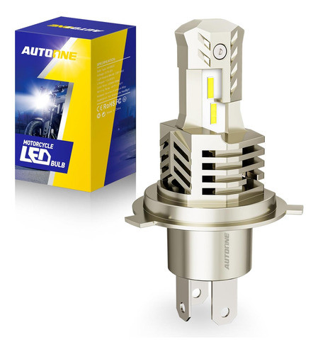 Lámpara Led 9003 H4 Hb2 Altas Bajas Antiniebla Autoone 0
