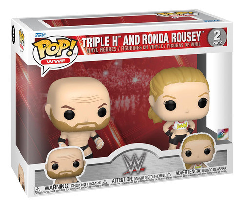 Funko Pop! Wwe: Triple H 2-pack E Ronda Rousey 0