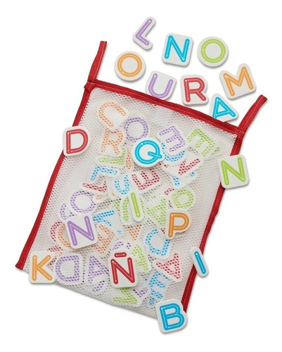 Letras Al Agua Juego Didáctico De Goma Eva Para El Baño Abc 0