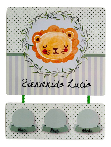 Cartel Recién Nacido Bienvenida Sanatorio Clínica Imprimible 0