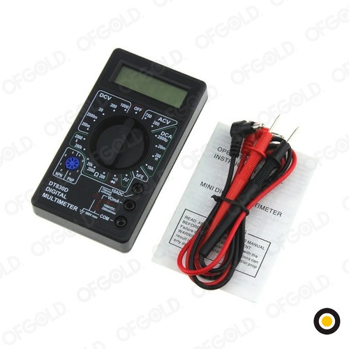 Tester Digital Básico Inicial Escuela Técnica Pronext Ts830d 1