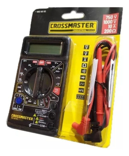 Multimetro Digital Tester Crossmaster 1000v Md-63 9936583 0