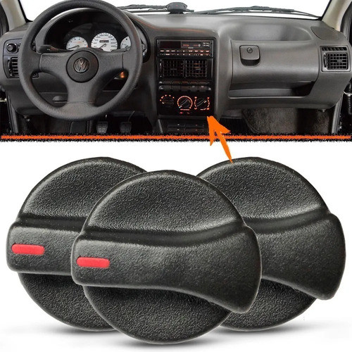 Kit 3 Botones Panel Gol G2 0