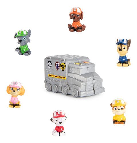 Paw Patrol Mini Figuras Sorpresa Big Truck Pups Spin Master 0