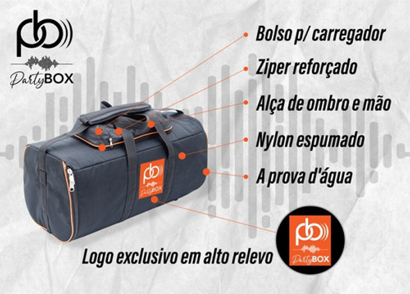 Case Bolsa Bag Jbl Partybox 300 C Bolso Cabos Almofadada Top 1