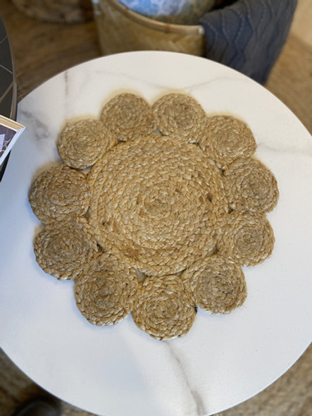 Individuales  De Mesa 100%  Yute Natural , Armado Artesanal, 1