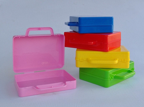 Valija Golosinera Plástica Colores Puros X 25 Unidades 1