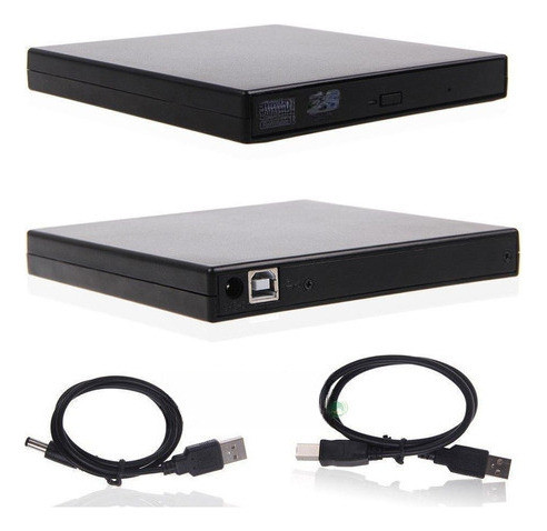 Usb 2.0 Externa Dvd Rom Player Lector Cdrw Quemador Unidad C 1