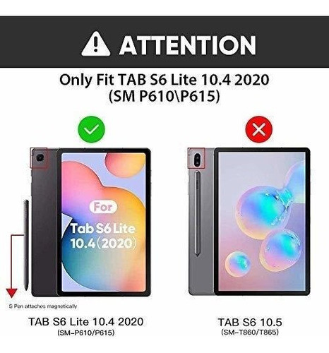 Funda Para Galaxy Tab S6 Lite Case 10.4 2020 Sm-p610/p615 1