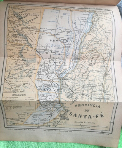 Santa Fe Mapa Muy Antiguo 0