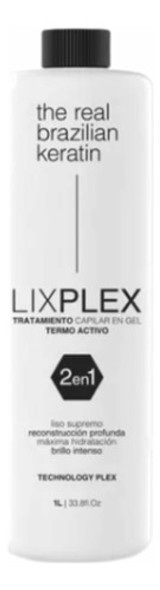 Alisado Lix Plex 2 En 1 The Real Brazilian 1litro 0 Alisado Lix Plex 2 En 1 The Real Brazilian 1litro 0