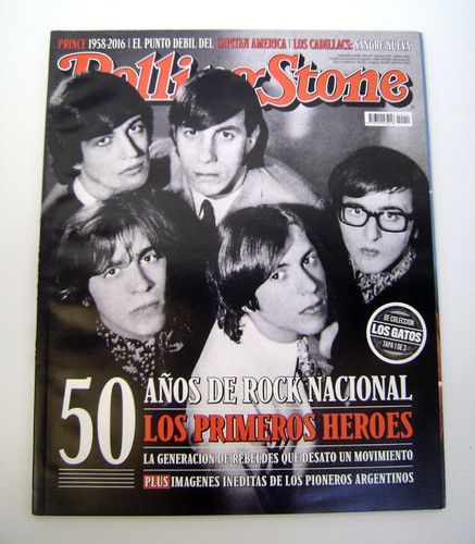 Rolling Stone 219 Tapa 1 Los Gatos 50 Años Rock Nacion Boedo 0