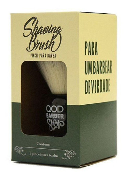 Pincel De Barbear Qod Fibras Sintéticas 1 Pincel De Barbear Qod Fibras Sintéticas 1