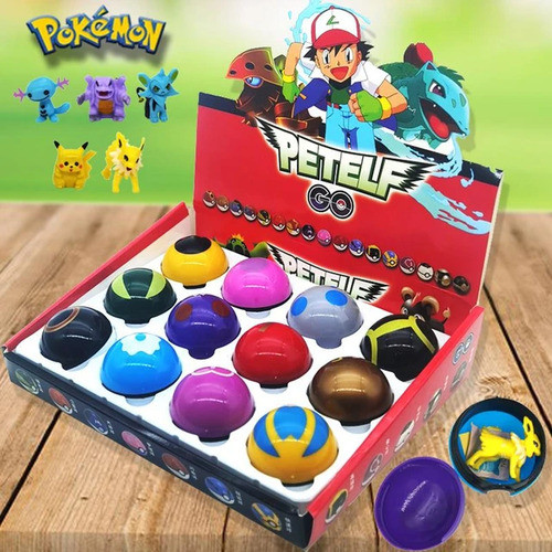 Set 12 Pokebolas Pokémon Colección 1