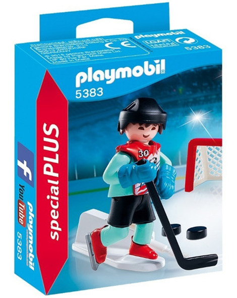 Muñeco Playmobil Jugador De Hockey Sobre Hielo - 5383 0