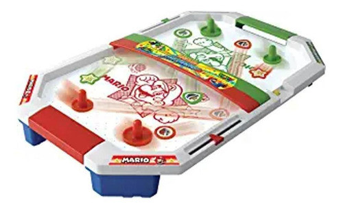 Jogo De Mesa Super Mário Air Hockey Com Acessórios Epoch 1