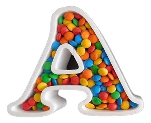 4 Letras Huecas De 15cm En Telgopor De Alta Para Candy Bar 0