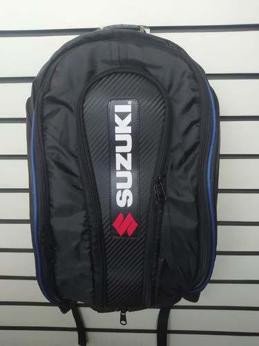 Mochila Moto Suzuki Impermeavel Notebook Capacete 1