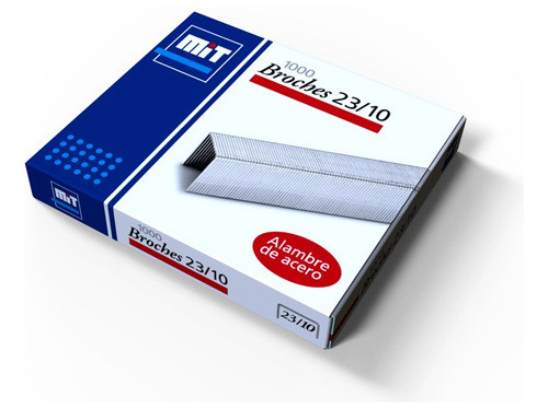 Broches Mit 23/10 P/abrochadora (6 Cajitas X1.000 Unidades) 0
