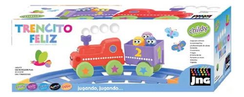 Juego De Arrastre Jng Trencito Feliz Didáctico Juguete 0