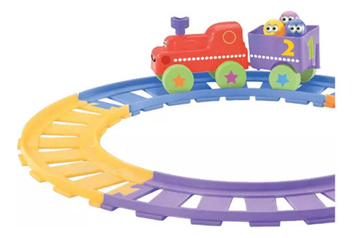 Juego De Arrastre Jng Trencito Feliz Didáctico Juguete 1