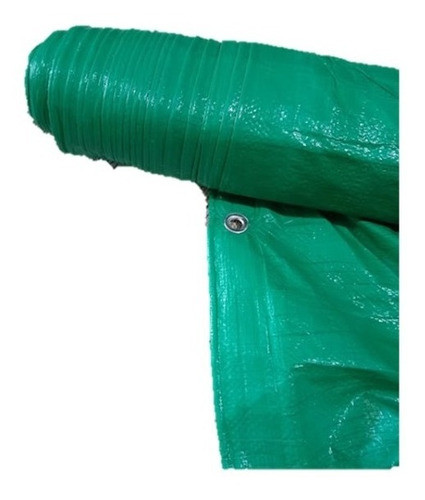 Cubre Cerco De Rafia Verde C/ojales 1.85x50 Mts + Precintos 0