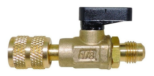 Registro Bola 1/4 Uso Refrigeração Manifold Vacuometro 2un 1