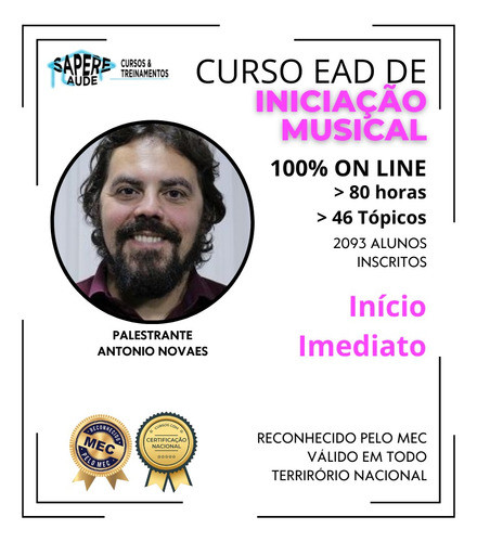 Curso Ead De Iniciação Musical 1