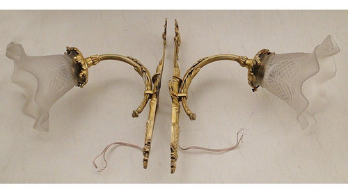 Apliques Franceses Bronce 1321    Arte Antica Antiguedades 0