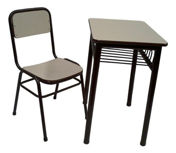 Conjunto Unipersonal Escolar Pupitre Y Silla Antigolpe Aj 1