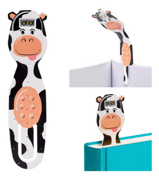 Separador De Libro Con Luz Recargable Por Usb (vaca) 0