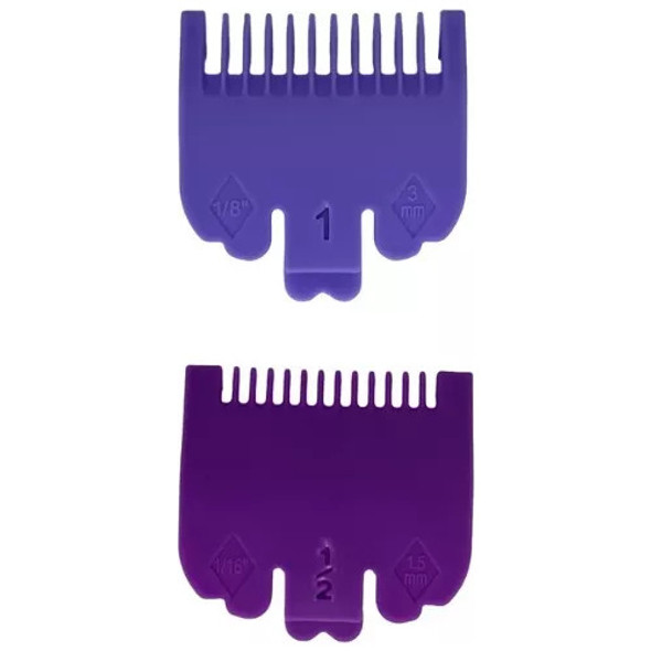 Kit 2 Pentes Disfarce 1,0 E 1,2 Trava Plástico Roxo Cod 1609 0