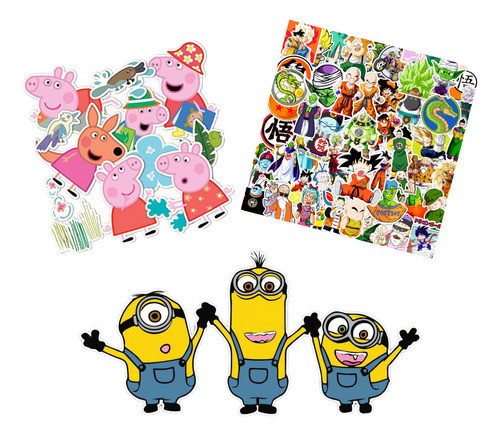 54 Planchas Tatuajes Personajes Infantiles Juguete Piñata 0