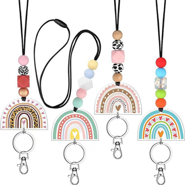 4 Cordões De Professor Para Crachás De Identificação E 0