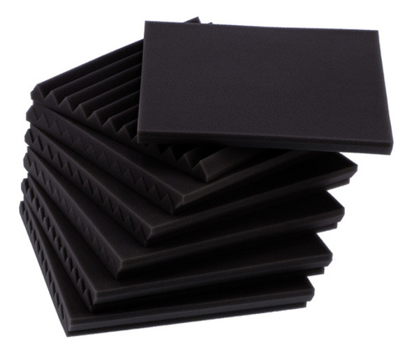 12 Unidades De Painéis De Espuma Acústica À Prova De Fogo, A 0