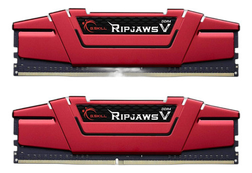 Gskill 16 Gb Ddr4 Pc424000 3000 Mhz Ripjaws V Rojo Cl16 Kit 0