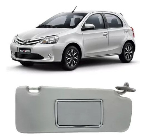 Quebra Sol Toyota Etios X Hatch 2014 Cinza 2 Lados E/d 0