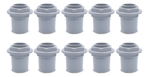 Conector Para Caño Rígido 20 Mm Kalop Pvc | Pack X 10 0