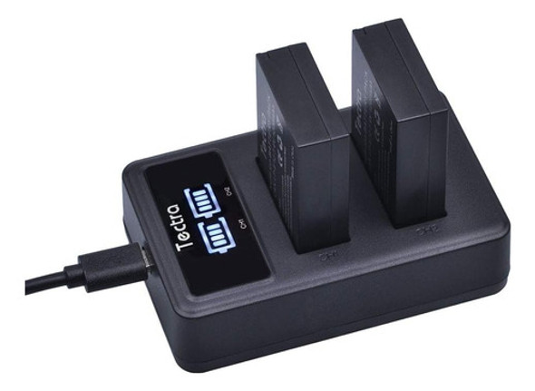 1800mah Lp-e12 Le12 Batería Led Dual Usb Cargador Canon 0