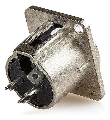 Conector Xlr Macho Painel - Metal 1