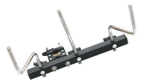 Mini Rack 3 Hastes F3 Preto Torelli Ta453 Clamp De Percussão 0
