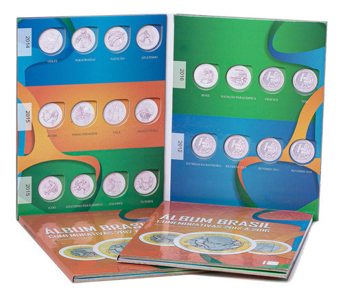 5 Álbuns Para Colocar Moedas Olímpicas E Paraolímpicas 1