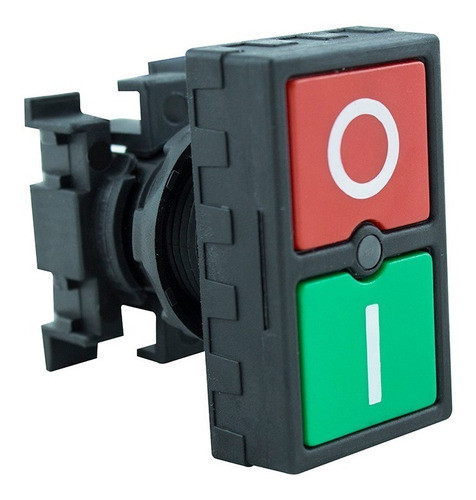 Botonera Doble Pvc D.22mm Marcha Parada Na+ Nc En Caja 1