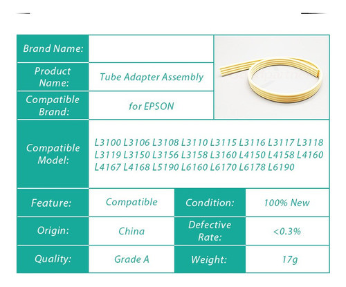 Mangueira Epson L3150 L3110 L3210 L3250 L5190 1