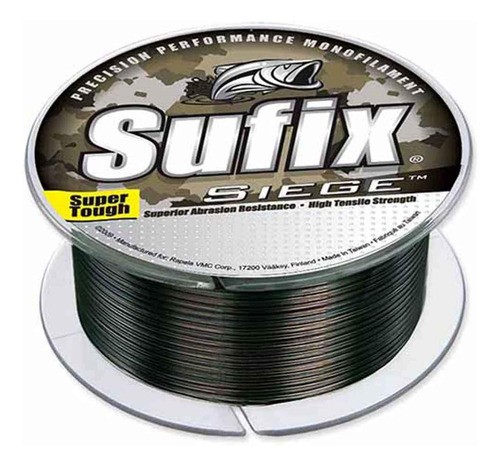 Sufix Siege Línea Pesca 330yd 6lb Camo 1