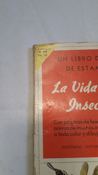 Album Figurita * Libro Oro Estampas Vida Insectos * Novaro 1