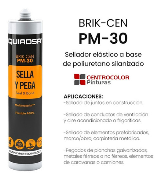 Sellador De Juntas Poliuretánico Blanco Y Gris Quiadsa Pm-30 1 Sellador De Juntas Poliuretánico Blanco Y Gris Quiadsa Pm-30 1