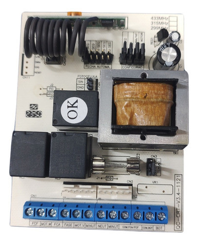 Central Original Para Portão Eletrônico Movimento 299 Mhz 0